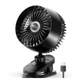 Koonie USB Clip Fan Small Black.