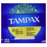 Tampax Cardboard Tampons Regular 40 Count