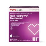 CVS Health Womens 2 Minoxidil 3 Month Supply