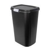 Hefty 13gal Black Odor Block Trash Can