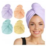 Turbie Twist 4-Pack Hair Towel Large
