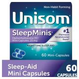 Unisom Sleep Minis Capsules 60 CT