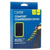 Lewis N. Clark Black Crew Comp. Socks