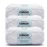 Caron All Day Cotton Yarn 3 Pack