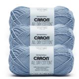 Caron All Day Cotton Yarn 3 Pack