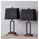 UrFurnishings 23.5-in LED Touch Lamp 2-Set