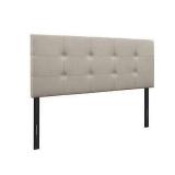 Home Design Twin Gina Headboard Warm Gray
