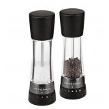 Cole  Mason Black Wood Salt  Pepper Mills 7.5