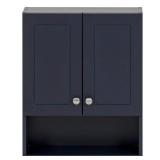 Shaker Bathroom Wall Cabinet Deep Blue 21W