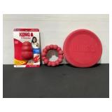 KONG Classic Red Dog Toy Bundle