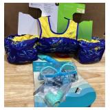 Speedo Kids Swim Vest Mask Snorkel Set