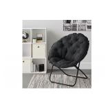 Room Essentials Black Folding Dish Chair