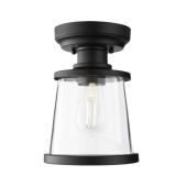 6 in. Matte Black Flush Mount Light