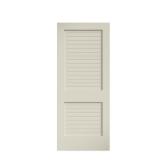 Eightdoors White Flat Louver Door 30x80in
