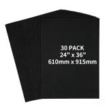 Hixdo Black Poster Board 24x36in 30-Pk