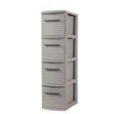 Brightroom 4-Drawer Dark Gray Tower 31.75H