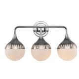 Monteaux Lighting 3-Light Chrome Vanity Light
