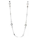 Nine West Silver Strand Necklace 42in