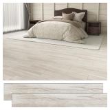 ZRJT 36x6 Washed White Vinyl Tile
