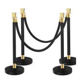 SHAREWIN Red Carpet Poles 4PCS