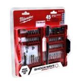 MILWAUKEE Shockwave Driver Bit Set 45-Pc