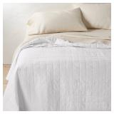 Casaluna King Heavyweight Linen Blend Quilt