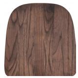 Flash Furniture Perry Rustic Walnut Wood Seat...