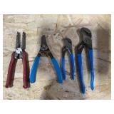 Groove Joint Pliers  Wire Strippers