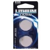 CVS Health Lithium CR2032 Battery 2 Ct