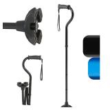 Medline 4-Point Folding Cane