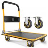 Wellmax Foldable Push Cart Dolly 330lb