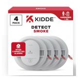 Kidde Hardwired Smoke Detector 4 Pack