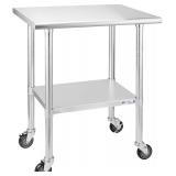 Hally 24x30 Stainless Steel Work Table