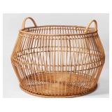 Threshold Round Basket Light Stain