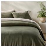 Casaluna FullQueen Comforter Set Olive