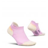 Feetures Max Cushion No Show Socks M Pink Citrus
