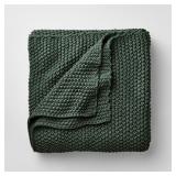 Casaluna King Knit Blanket Dark Teal