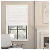 SUN ZERO Blackout Roman Shade 31x64 White