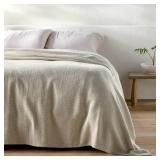 Casaluna King Cotton Slub Blanket