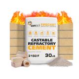 GIRtech 30 Lbs Refractory Cement
