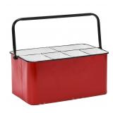 Creative Co-Op 6-Comp. Metal Caddy