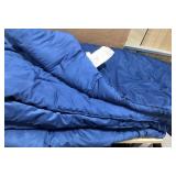 Plush Blue Queen Comforter