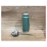 Klean Kanteen Green Water Bottle w Straw Lid