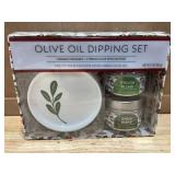 Olive Oil Dipping Set Ceramic  Spice Blends