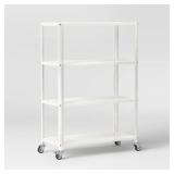 Room Essentials 44 3-Shelf Rolling Bookcase