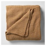 Casaluna King Warm Brown Knit Blanket