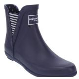 LONDON FOG Navy Rain Boot 8 M US