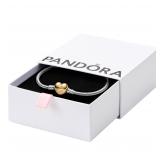 PANDORA Moments Heart Snake Bracelet 9in