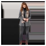 London Fog Sb Double Collar Small