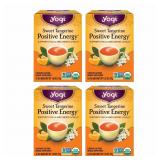Yogi Sweet Tangerine Energy Herbal Tea 64 Count